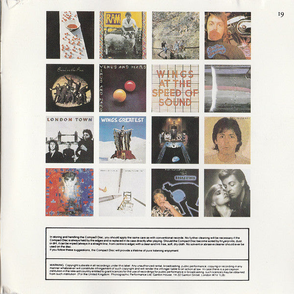 Paul McCartney : All The Best! (CD, Comp)