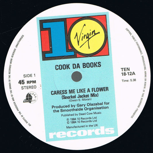 Cook Da Books : Caress Me Like A Flower (12", Maxi)