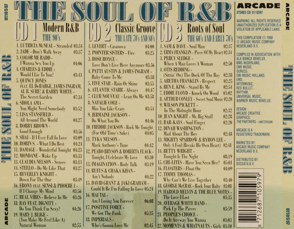 Various : The Soul Of R&B (3xCD, Comp)