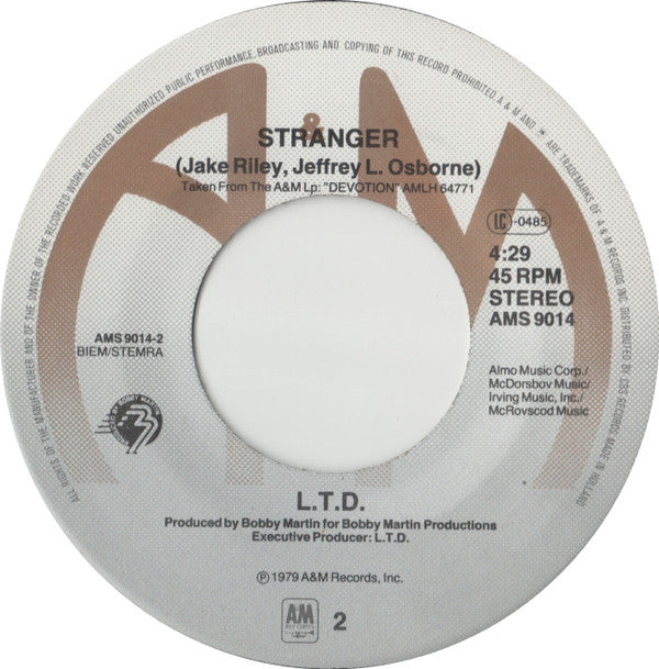 L.T.D. : Shine On (7", Single)