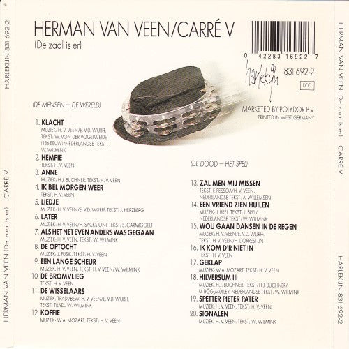 Herman van Veen : (De Zaal Is Er) Carré V (CD, Album)