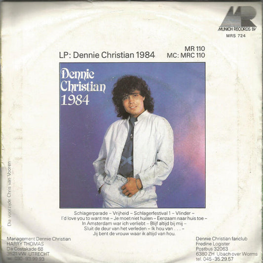 Dennie Christian : Als De Zon (7", Single)