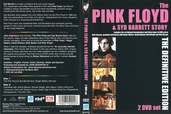 Various, Syd Barrett, Pink Floyd : The Pink Floyd & Syd Barrett Story - The Definitive Edition (2xDVD-V, RE)