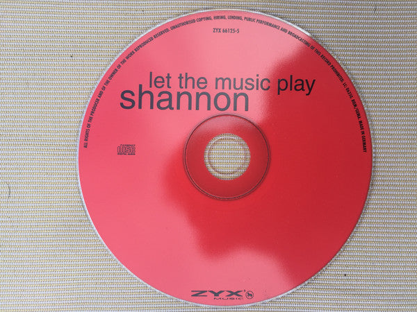 Shannon : Let The Music Play (CD, Single, Promo)