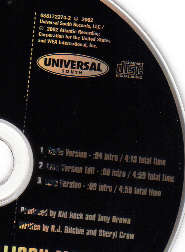 Kid Rock Featuring Allison Moorer : Picture (CD, Single, UML)
