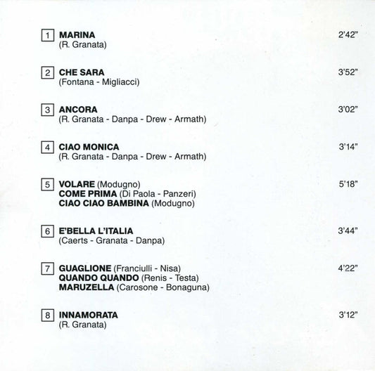 Rocco Granata : Popular Italian Songs (CD, Comp)