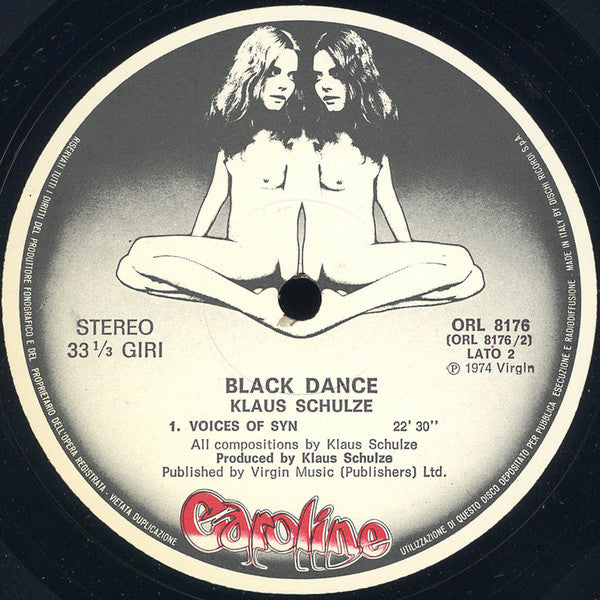 Klaus Schulze : Blackdance (LP, Album, RE)