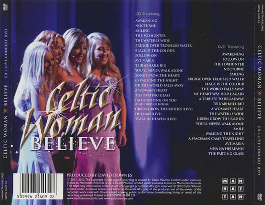Celtic Woman : Believe (CD, Album + DVD)