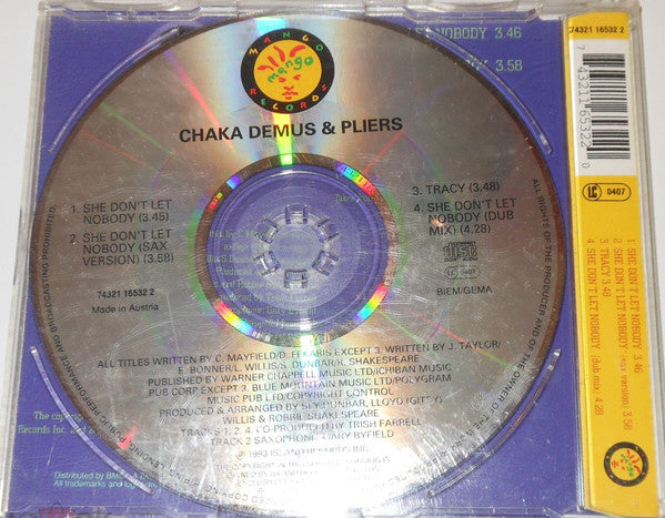 Chaka Demus & Pliers : She Don't Let Nobody (CD, Maxi)