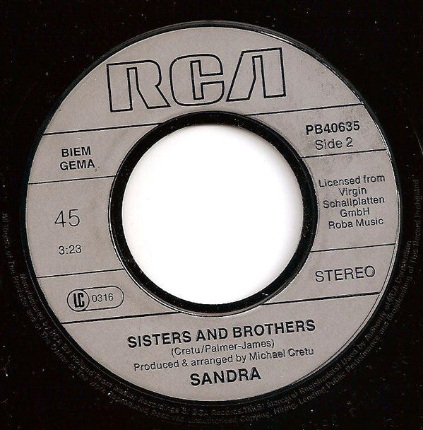 Sandra : Little Girl (7", Single)