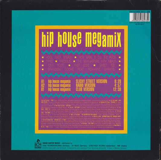 Various : Hip House Megamix (12", Comp, Mixed, Gat)
