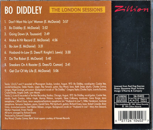 Bo Diddley : The London Sessions (CD, Album, RE)
