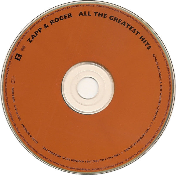 Zapp & Roger : All The Greatest Hits (CD, Comp)