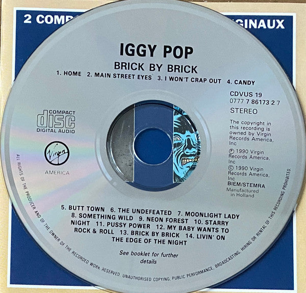 Iggy Pop : The Idiot / Brick By Brick (CD, Album, RE + CD, Album, RE + Comp)