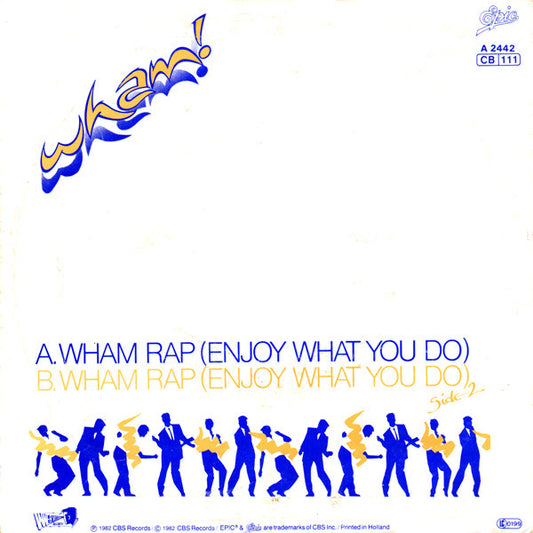 Wham! : Wham Rap! (7", Single)