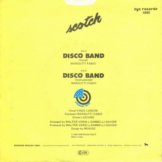 Scotch : Disco Band (7", Single)