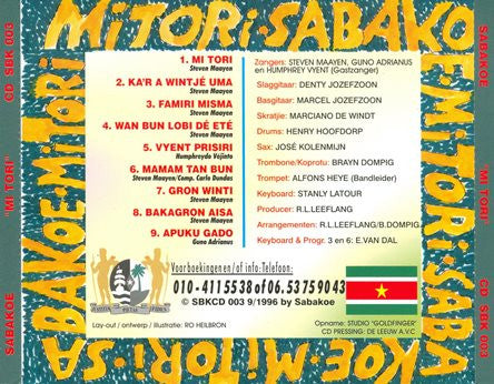Sabakoe : Mi Tori (CD, Album)