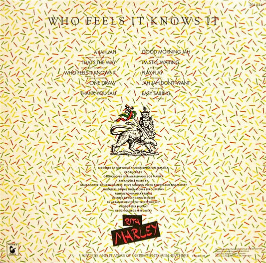 Rita Marley : Who Feels It Knows It (LP, Album)