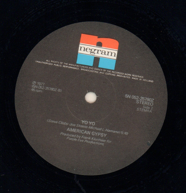 American Gypsy : Yo Yo (12")