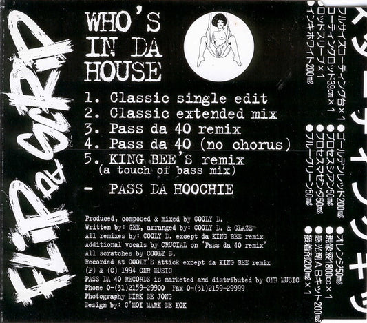 Flip Da Scrip : Who's In Da House (CD, Maxi)