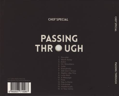 Chef'Special : Passing Through (CD, Album, Dig)