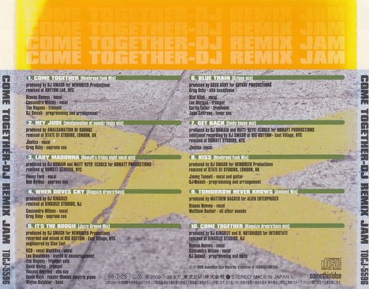 Bob Belden Project : Come Together - DJ Remix Jam (CD, Comp)