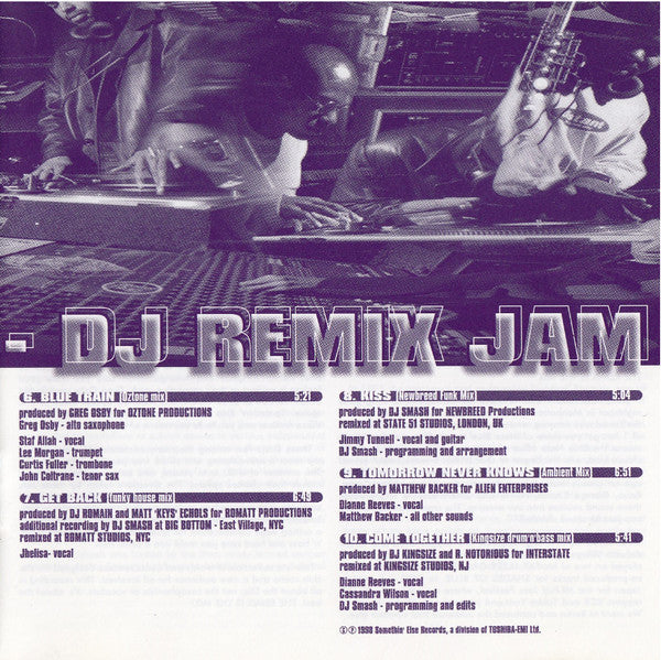 Bob Belden Project : Come Together - DJ Remix Jam (CD, Comp)