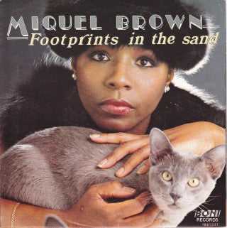 Miquel Brown : Footprints In The Sand (7", Single)