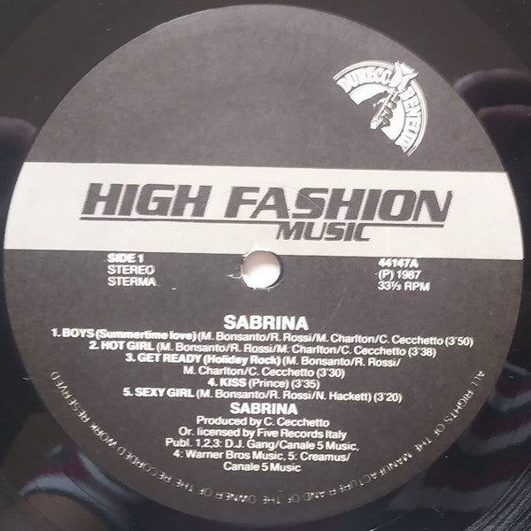 Sabrina : Sabrina (LP, Album)