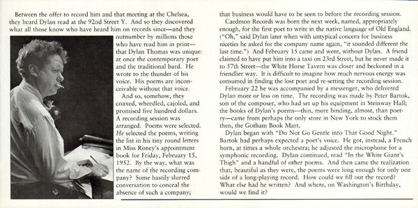 Dylan Thomas : Reads A Child's Christmas In Wales And Five Poems (CD, Album)