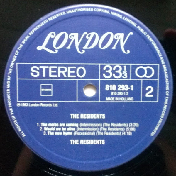 The Residents : Intermission (LP, MiniAlbum)