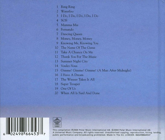 ABBA : The ABBA Story (CD, Comp, Ltd, Dig)