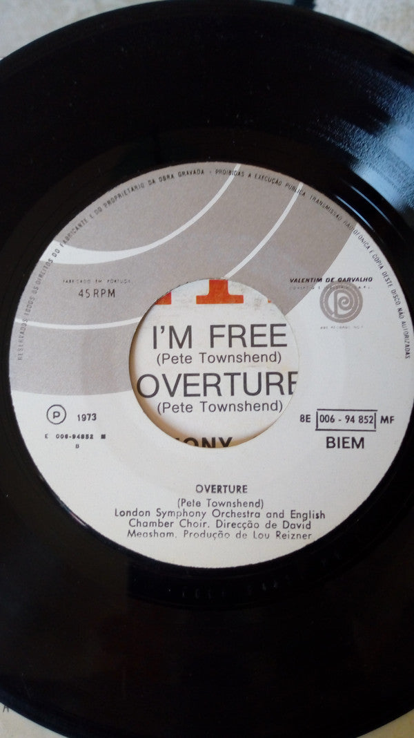 Roger Daltrey : I'm Free (7", Single)