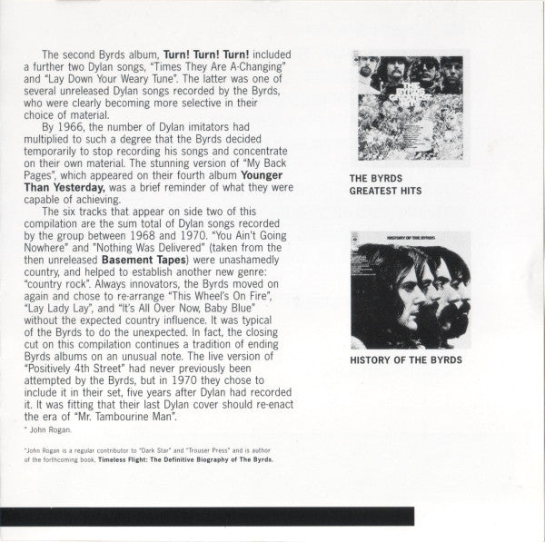 The Byrds : The Byrds Play Dylan (CD, Comp, RE)