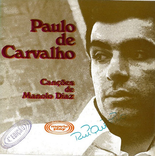 Paulo De Carvalho : Canções De Manolo Diaz (7", Single)