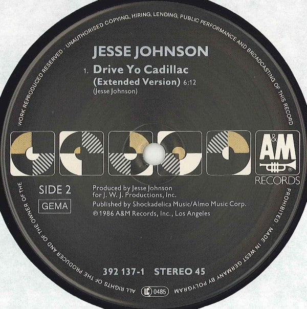 Jesse Johnson Featuring Sly Stone : Crazay (12", Single)