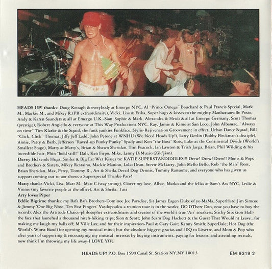 Heads Up : Duke (CD, EP)