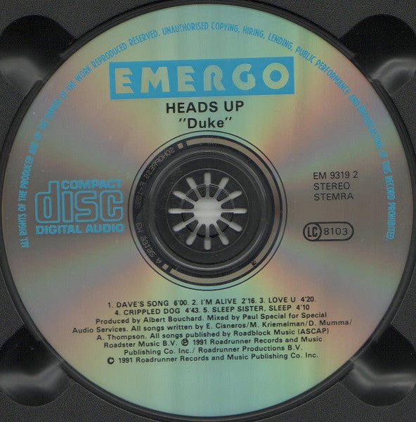 Heads Up : Duke (CD, EP)