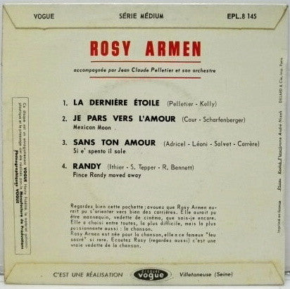 Rosy Armen : La Dernière Étoile (7", EP)