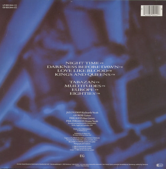 Killing Joke : Night Time (LP, Album)