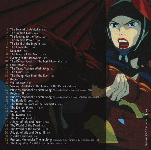 Joe Hisaishi : Princess Mononoke (Original Soundtrack) (HDCD, Album)