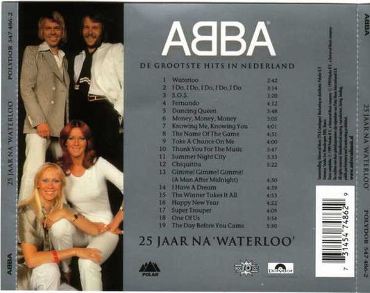 ABBA : 25 Jaar Na 'Waterloo' (De Grootste Hits In Nederland) (CD, Comp, RM, RP)