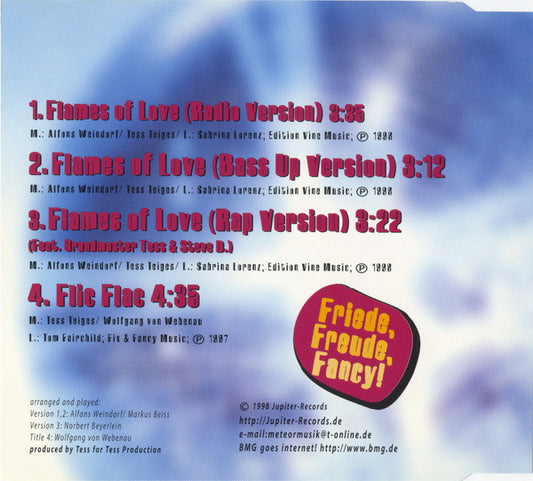 Fancy : Flames Of Love (CD, Maxi)
