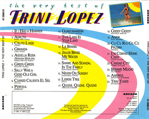 Trini Lopez : The Very Best Of (CD, Comp)