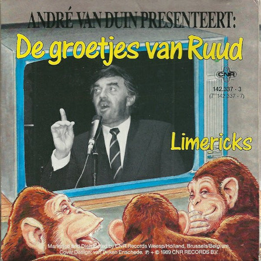 André van Duin Presenteert: Jaap Aap En De Apen : Mijn Naam Is Jaap / De Groetjes Van Ruud (CD, Single)