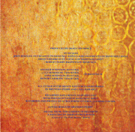 Dead Can Dance : Aion (CD, Album, RE)