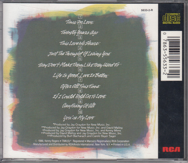 Kenny Rogers : They Don't Make Them Like They Used To (CD, Album)