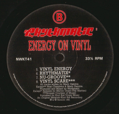 Rhythmatic : Energy On Vinyl (LP)