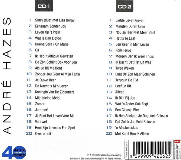 André Hazes : Alle 40 Goed - André Hazes Deel 2 (2xCD, Comp)