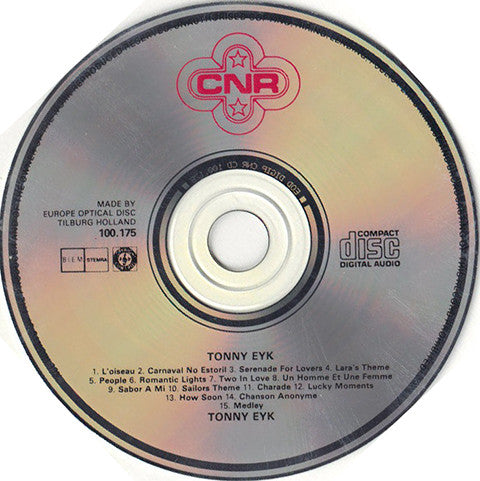 Tonny Eyk : Tonny Eyk (CD, Album)
